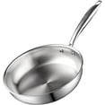 thumbnail image 6 of 10-inch Stainless Steel Frying Pan, Tri-Ply Clad Cookware, Induction Compatible, Silver, 6 of 6
