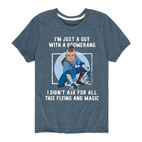 Avatar - The Last Airbender - Boomerang Guy - Kids YOUTH SHORT SLEEVE TEE