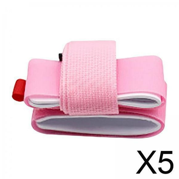 DYNWAVECA 5xSki Strap Handheld Ski Pole Shoulder Strap for Winter Sports Skiing Downhill Pink