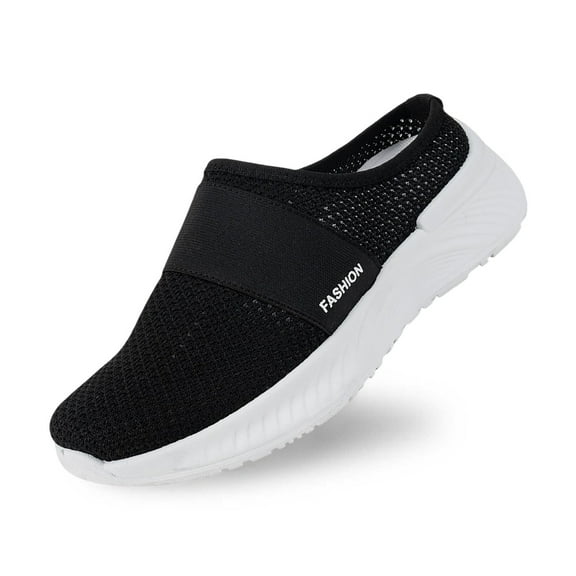 VNKIDY Comfortable Women Shoes Slippers For Casual Summer Wear For Beach Vacations Comfortable Closed Toe Design With Thick Sole Versatile Solid Color Autumn Shoes