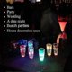 thumbnail image 4 of 6 Pcs Led Wine Champagne Flute Glasses Water Liquid Activated Flashing Light-up Cups-Good, 4 of 4