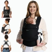 Momcozy Baby Carrier for Newborn to Toddler - Ergonomic, Comfortable and Lightweight for Babies 7-44 lbs, Easy to Wear, Hands Free, Enhanced Lumbar Support