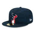 thumbnail image 3 of Men's New Era  Navy Houston Texans 2024 Sideline 59FIFTY Fitted Hat, 3 of 6