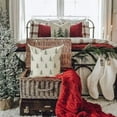 thumbnail image 6 of Christmas Pillow Covers 18x18 inch Christmas Tree Decorative White Throw Pillow Covers Winter Famliy Decoration for Home Couch 040, 6 of 6
