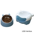 thumbnail image 1 of Automatic Cat Fountain LED Filtering Silent Pet Drinking Dispenser Cat Food Bowl, 1 of 10