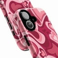 thumbnail image 2 of Pink Retro Heart Phone Case, Cute Valentine’s Day Love Aesthetic Protective Cover for iPhone 16 15 14 13 12 11 Pro Max Plus Mini, 2 of 6