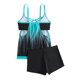 thumbnail image 4 of Traje de baño de 2 piezas para mujer, trajes de baño para mujer, traje de baño vintage estampado para mujer, traje de baño conservador, falda de playa estampada para mujer, traje de baño bikini, traje, 4 of 6
