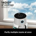 thumbnail image 3 of Restored Shark R-HP302 NeverChange Air Purifier MAX, 1400 sq.ft. Coverage, 5-Year HEPA Filter Life, Odor Neutralizer, White, 3 of 7