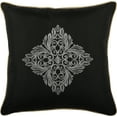 thumbnail image 5 of Nanshing Markus 7 Piece Traditional Damask Comforter Set, Black Gold, Queen, 5 of 7