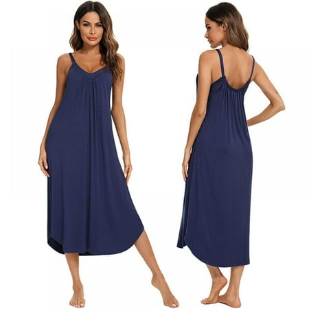 

[BRAND DROPSHIPPING!]Women s Pajamas V Neck Sleep Dress Sleepwear Steamer Dushto Sling Skirt Underwear S-XXL