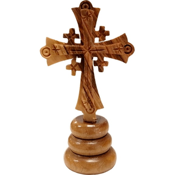 Jerusalem Cross Combo on Stand - Medium