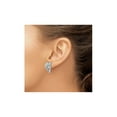 thumbnail image 3 of Gem & Harmony Sterling Silver Cheetah Earrings with Cubic Zirconia (CZ)s for Women, 3 of 6