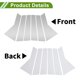thumbnail image 3 of Moldura de Ventana del Poste de la Puerta Unique Bargains para Chevy Captiva 2019-2023 Tono Plateado Sticker Antirrayaduras para los Laterales Frontal y Trasero 6 Pcs, 3 of 7