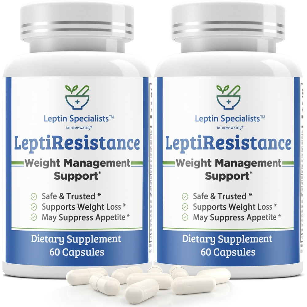 Leptin Ultra Resistance Pills Diet Supplement for Weight Loss w/ Milk