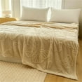 thumbnail image 4 of TIMIFIS Throw Blanket 180X200cm Super Soft Warm Solid Warm Fleece Blanket Throw Rug Sofa Bedding Blanket Blanket, 4 of 8