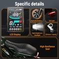 thumbnail image 3 of Plus Electric Bike for Adults, 1500W Peak 28 MPH 20" Fat Tires Electric Bicycle with Dual Suspension & Brakes Motorcycle, E-Bike Green, 3 of 6