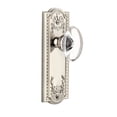 thumbnail image 3 of Grandeur Parpro_Prv_234 Parthenon Solid Brass Rose Privacy Door Knob Set - Grey, 3 of 7