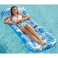 thumbnail image 1 of Oversized Pool Float Lounge  72” X 37” Extra Large Fabric-Covered Pool Floats for Adults  Inflatable Contour Lounger with Headrest Ultra-Comfort Cooling Pool Raft-2 Pack, 1 of 6