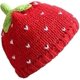 thumbnail image 1 of Women Strawberry Crochet Hats Demon Beanies Cute Hat Grunge Emo Slouchy Warm Knitted Hats, 1 of 5