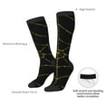 thumbnail image 4 of Naloa Golden Spider Web Thigh High Socks Extra Long Stretchy Sock Women Over Knee High Opaque Stocking Daily Wear, 4 of 6