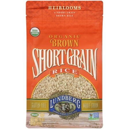 Lundberg Family Farms Short Grain Brown Rice, 1 LB (Pack of