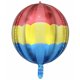 thumbnail image 1 of Globo de aluminio 4D de 22 pulgadas con láser plateado para discoteca, bar, fiesta, globo de papel de aluminio arcoíris, 1 of 5