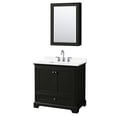 thumbnail image 4 of Wyndham Collection Wcs202036s-Qtz-Us3med Deborah 36" Free Standing Single Basin Vanity Set, 4 of 7