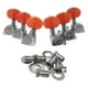thumbnail image 1 of 6x clavija de afinación de guitarra de aleación de Zinc, perillas de clavija con tornillos, tuercas, juntas para accesorios de guitarra, 1 of 9