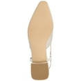 thumbnail image 6 of Journee Womens Paislee Sling Back Block Heel Square Toe Flats, 6 of 10