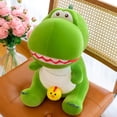 thumbnail image 1 of 2023 Cartoon / Cute / Soft / Dinosaur Plush Toys / Large Teeth Green Dinosaur Doll / Children's Birthday GiftWhite45cm Deng Xun unisex, 1 of 2