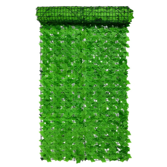 HOMEMAXS Artificial Trellis Screening Artificial Green Plant Wall Simulated Green Leaf Fence Balcony Decor