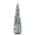 thumbnail image 5 of Árbol de Navidad Costway preiluminado 150 cm flocado 150 luces LED, 5 of 5