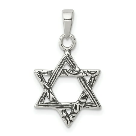 - 925 Sterling Silver Jewish Jewelry Star Of David Pendant Charm Necklace Religious Judaica Gifts For Women For Her