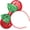 Christmas Red/Green, variant on CLGIFT Christmas mouse Ears headband pick your color Holiday mouse Ears Christmas white mouse Ears