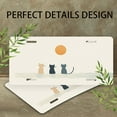 thumbnail image 4 of Cats Enjoying Sunset Funny Personalized License Plate Rust-proof Stainless Steel Metal License Plate Suitable For Men And Women 12.2" x 6.2", 4 of 7