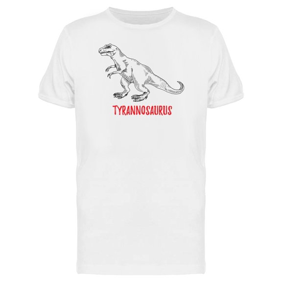 Tyrannosaurus Red Caption Tee Men's -Image by Shutterstock