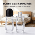 thumbnail image 5 of ACDANC 2026 New 50Ml Roller Bottles for Glass Empty Roller Bottles with Roller Ball,Deodorant Roll on Bottles Containers Leak Proof Massage Roller Ball Bottles with Cap, 5 of 7