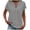 41Grey200, variant on WERYOUNG Casual Button Down T Shirt For Women Short Sleeve Linen Tee Loose Fit Tunic T-Shirts Home Lounging Trendy Top M