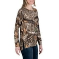 thumbnail image 2 of Women's Long Sleeve Camo Tee Hunting Performance Shirt by Realtree, Sizes S-2XL, 2 of 6