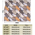 thumbnail image 6 of Cartoon Cat Throw Blanket Soft Fleece Blankets Plush Comfy Microfiber Throws Decor for Home Bed Couch Living Room Sofa Cozy Warm Gifts for Women Boys Girls 50" X 60" Lightweight, 6 of 6