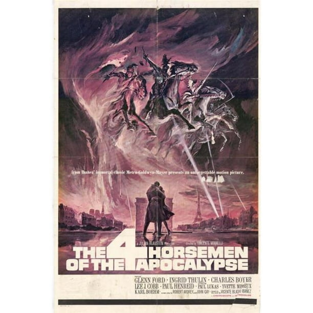 Posterazzi MOVIH6197 les Quatre Cavaliers de l'Apocalypse Affiche de Film - 27 x 40 Po.