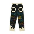 thumbnail image 4 of Disketp Owl With Mandala Men'S Pajama Pants - Ultra Soft Fleece Sleep And Lounge Pants (Size: S-Xxl), 4 of 9