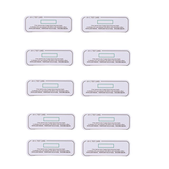 EeaseMX 10 tiras de prueba con efectos de luz para limpiadores de teléfonos UVC.