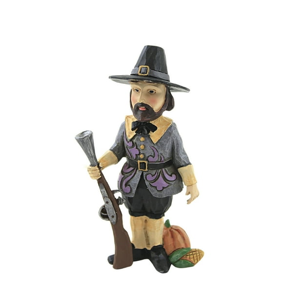 Enesco Jim Shore Heartwood Creek Harvest Pilgrim Mini Figurine