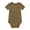 X15-Brown, variant on Ulitacool Boy Onesies Short Sleeved Solid Color Romper Baby Girls Crewneck Outfits Casual Clothing Army Green 12-18 Months