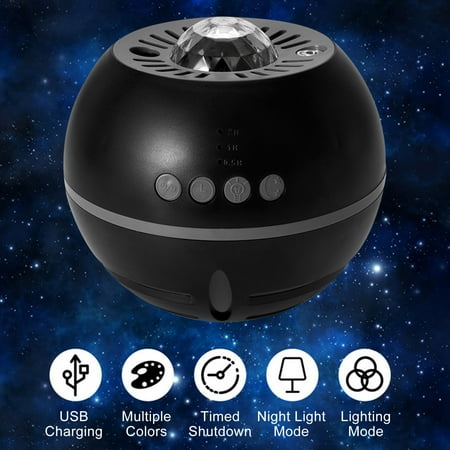 

GiliGiliso Clearance Nebula Starlight USB Rotating Ocean Romantic Projection Light Led Timing Sleeping Light