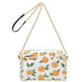 thumbnail image 2 of FORMRS Women Crossbody Purse with Chain Strap Vegan Leather Shoulder Handbag, Orange, 2 of 7