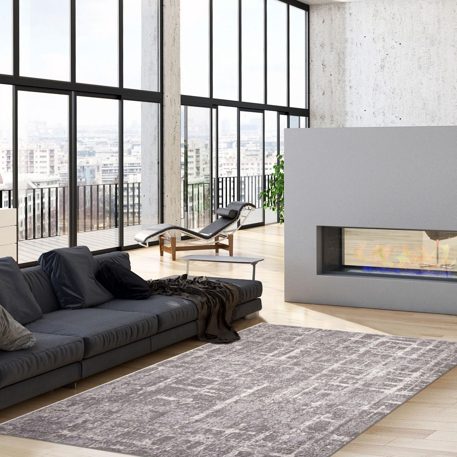 Ecarpet Modern Indoor Area Rug for Living Room Dining Room Anitra Collection