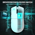 thumbnail image 3 of MAMBASNAKE X ATTACK SHARK X65PRO HE Rapid Trigger Magnetic Switch Keyboard with X11 Ultralight Mouse, Tri-mode Wireless Keyboard and Mouse Combo, 0.01mm RT Accuracy, 8K Polling Rate, 22K DPI - White, 3 of 15