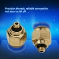 thumbnail image 3 of Air Line Fittings 4mm Air Pipe Pneumatic Quick Fittings Male Thread Straight Push In Connector Air Hose Fittings for Quick Connection, 3 of 7